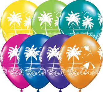 Tropische Luftballons, 25 Stck