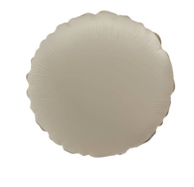 Folienballon Rund- Creamy Latte, 45 cm