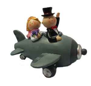 Hochzeit - Spardose Flugzeug