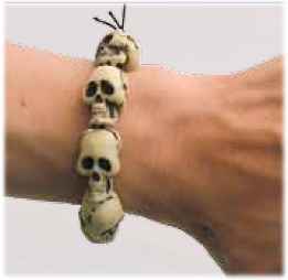 Totenkopf Armband
