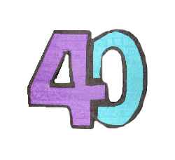 40. Geburtstag - 3 D PINATA