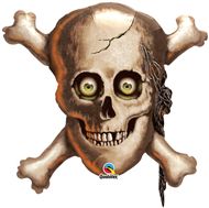 Halloween - Folienballon Cross Bones