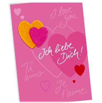 Karte - Ich liebe Dich