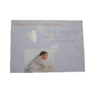 Bild Postkarte - Zur Geburt