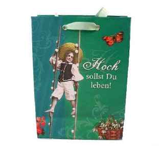 Geschenktasche Hoch
