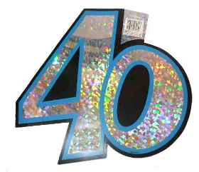 40. Geburtstag - XL Schild 40