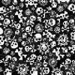 Halloween -  ServiettenTotenkopf