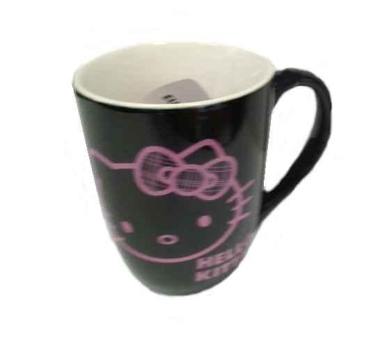 Hello Kitty Kaffeebecher RIBBON Black