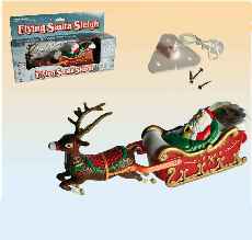 Fliegender Weihnachtsmann