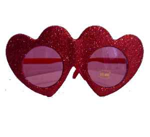 Herzf�rmige Brille