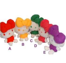 Hello Kitty Pl�schfigur COLORS