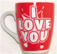 Keramikbecher I love you