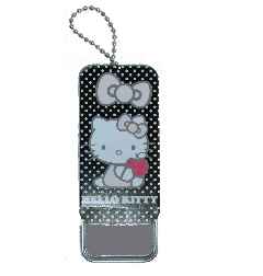 Hello Kitty Pillendose Black DOTS