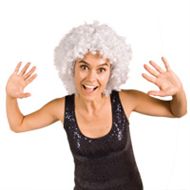 Afro Per�cke Silber
