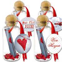 Gutschein in Flasche