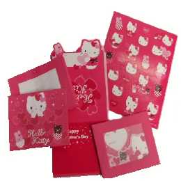 Hello Kitty Briefpapier Valentine Set