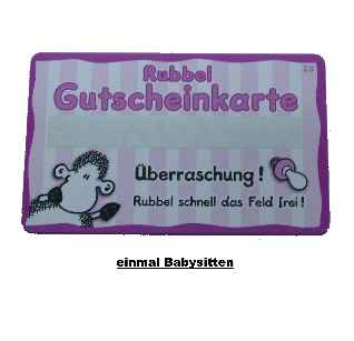 Sheepworld - Rubbel Gutscheinkarte