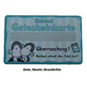 Sheepworld - Rubbel Gutscheinkarte