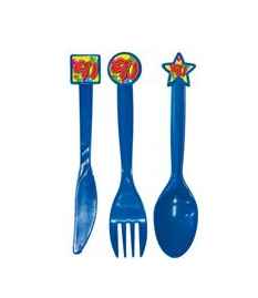 50. Geburtstag - 24 tlg. Besteck Set