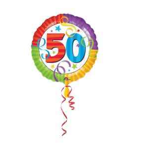 Folienballon - Zahl 50
