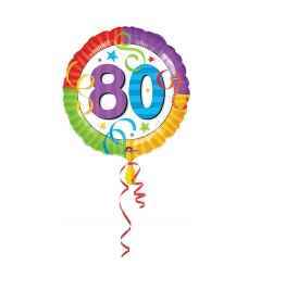 Folienballon - Zahl 80