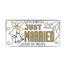 XXL Schild Just Married
