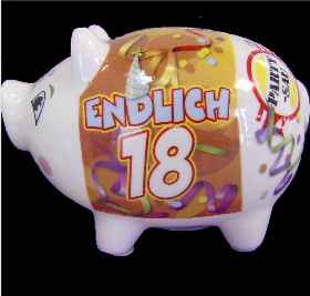 Sparschwein Endlich 18