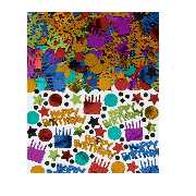 Happy Birthday Metallic Konfetti MEGA PACK