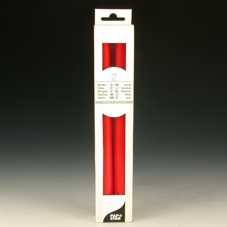 2er Stabkerzen Set, rot