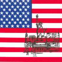 Servietten USA, Mega Pack