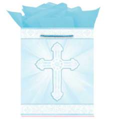 Geschenktasche Hellblau