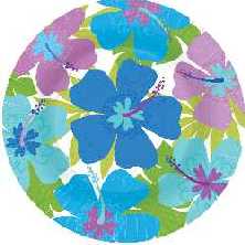 Pappteller - Paradise Blue