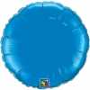 Folienballon Rund blau
