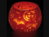 Doppelglas-Windlicht Halloween