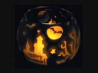 Halloween Windlicht Geisterhaus Halloween Windlicht Geisterhaus