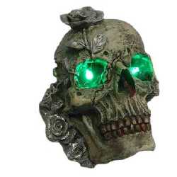 Totenkopf  mit Licht