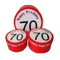 Geschenkschachtel zum 70.Geburtstag