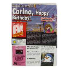 M�nnekes Geburtstagskarte CARINA