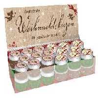 Weihnachtskerze aus der Dose