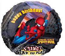 Singing Balloon -  Happy Birthday Spider