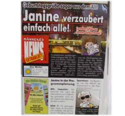 M�nnekes Geburtstagskarte JANINE
