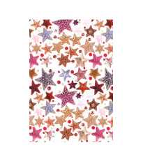 Geschenkpapierbogen Stars