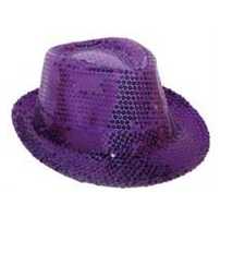 Glamour Glitter Hut LILA