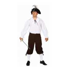 Mittelalterhose 3/4 lang, schwarz