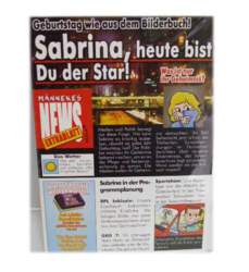 M�nnekes Geburtstagskarte SABRINA