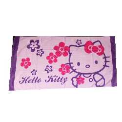 Hello Kitty Hibiscus Handtuch Flieder