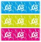 Absperrband zum 65.Geburtstag
