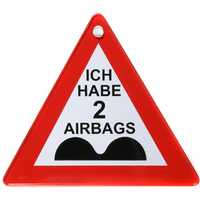 Verkehrsschild Airbags