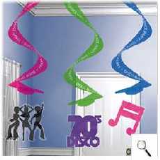 Disco Deckenh�nger XXL Swirls