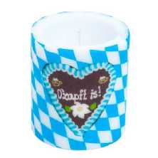 Windlichtkerze O zapft is